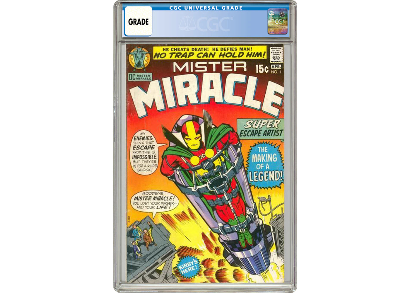 DC Mister Miracle #1 Comic Book CGC Graded