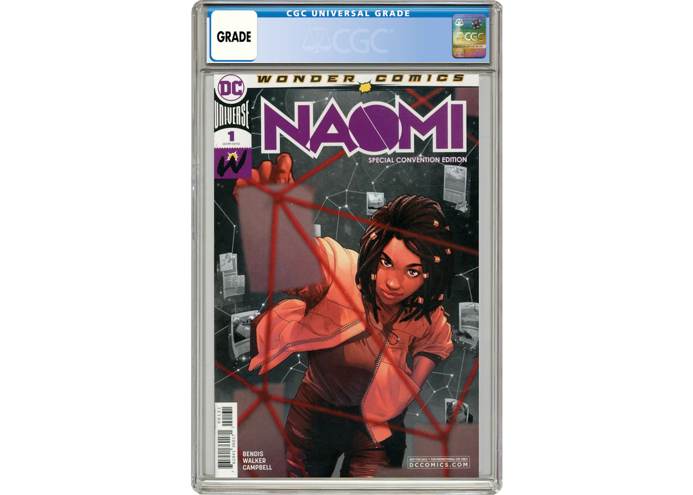 DC Naomi (2018 DC) #1CON Comic Book CGC Graded