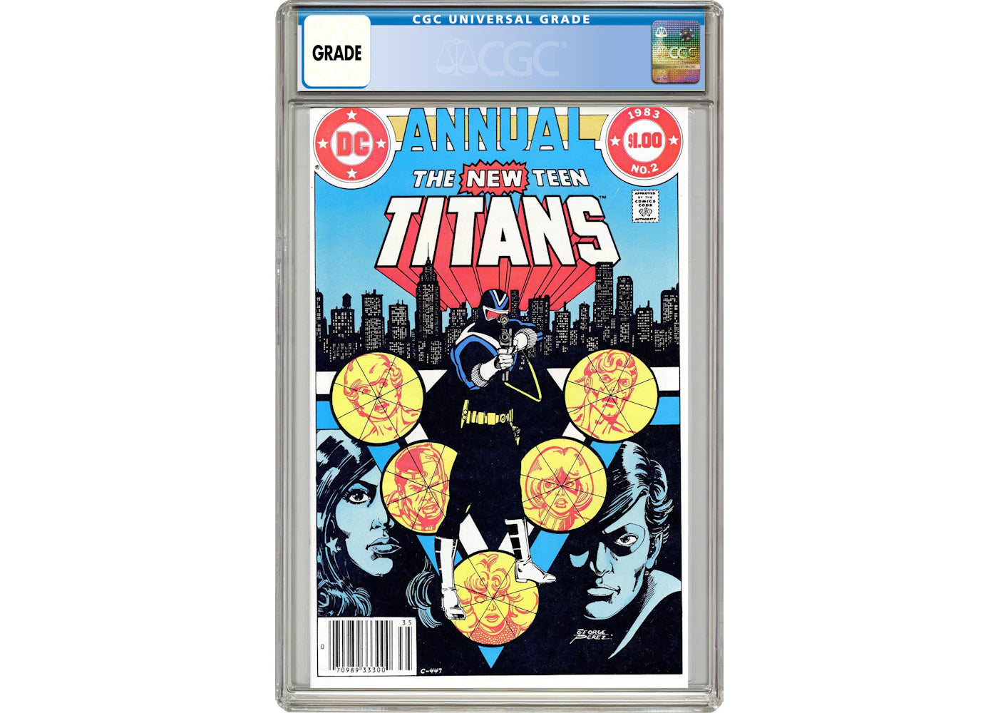 DC New Teen Titans (1980) Annual #2 Comic Book CGC Graded