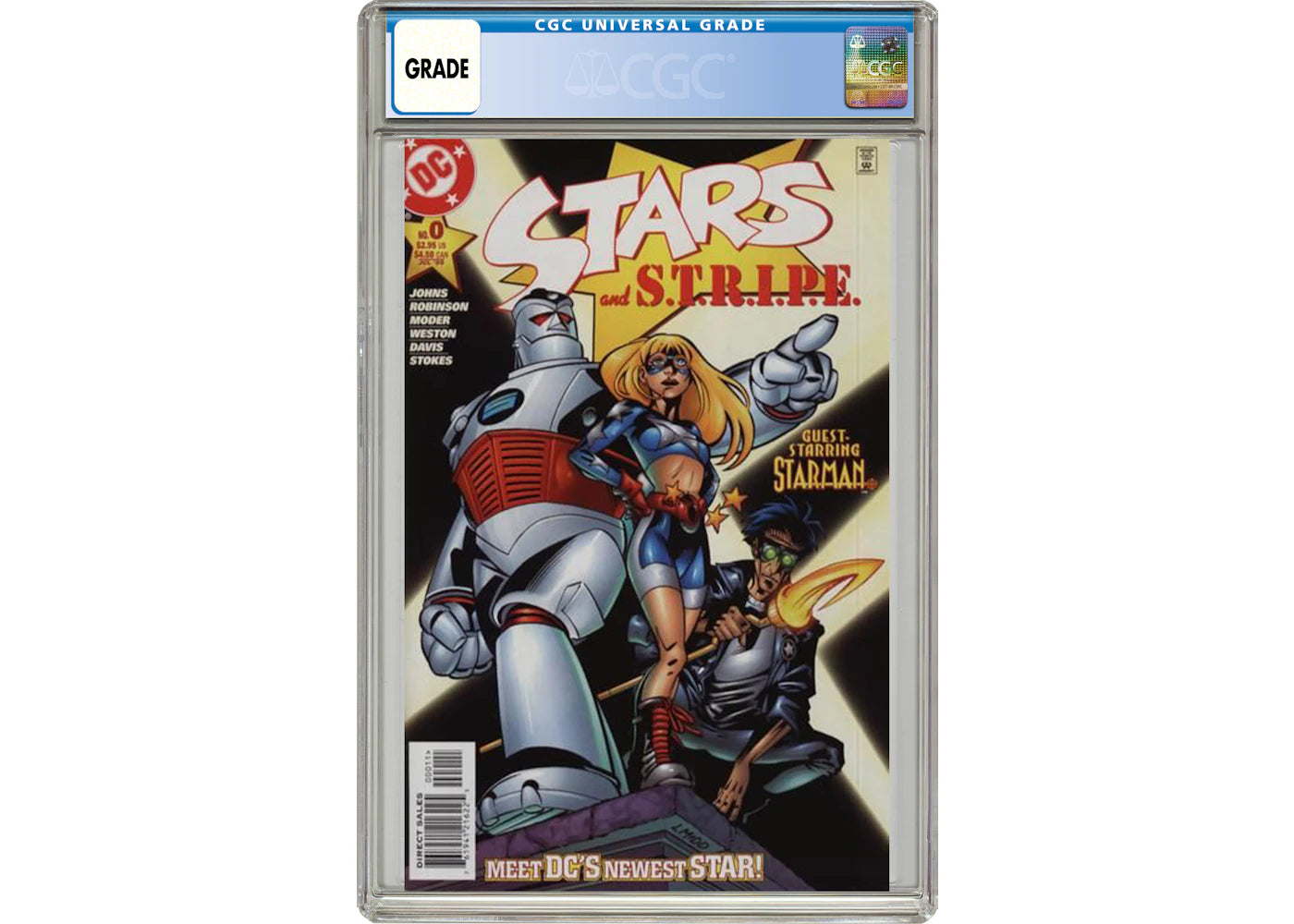 DC Stars and S.T.R.I.P.E. (1999) #0 Comic Book CGC Graded