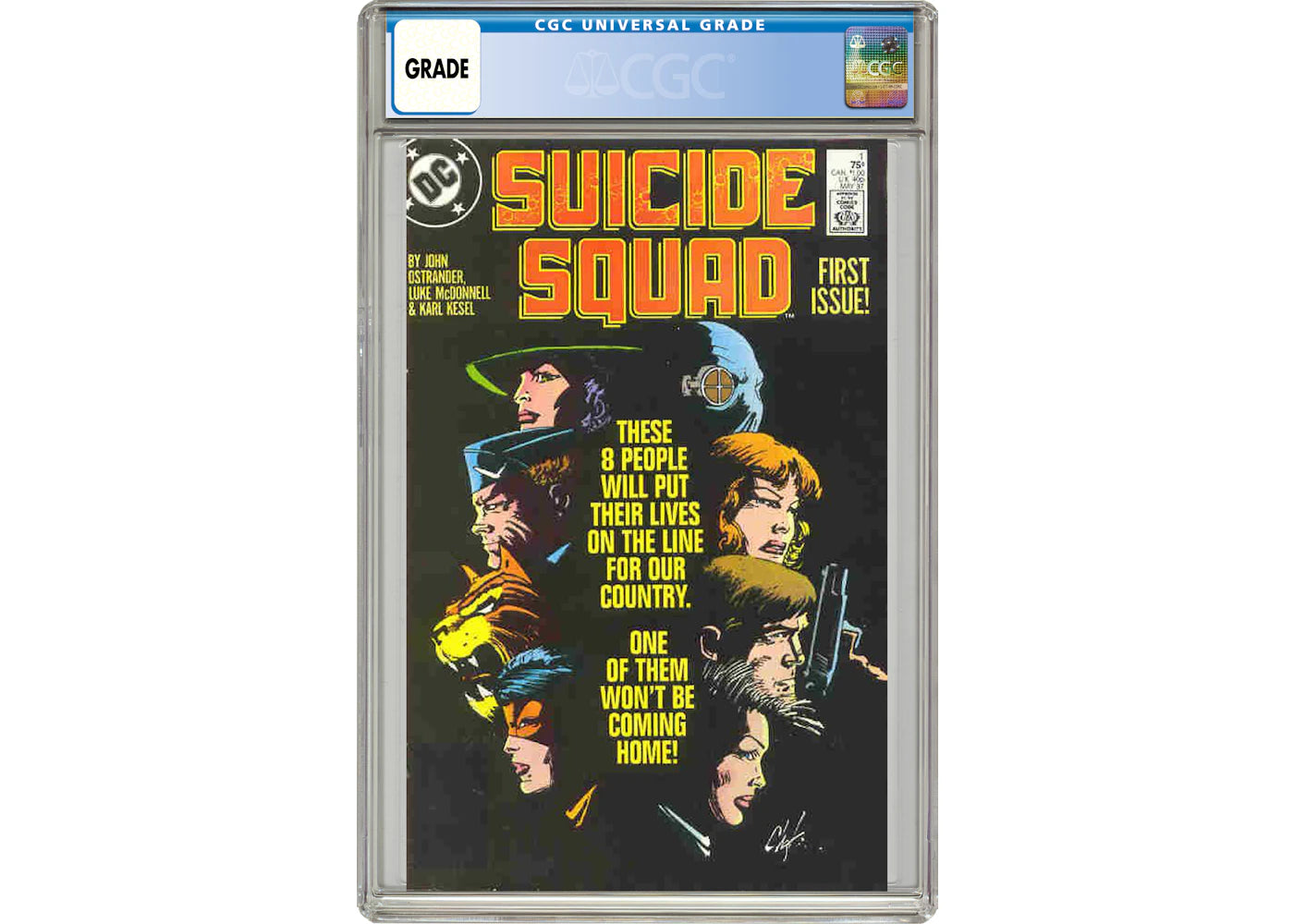 DC Suicide Squad (1987 1st Series) #1 Comic Book CGC Graded