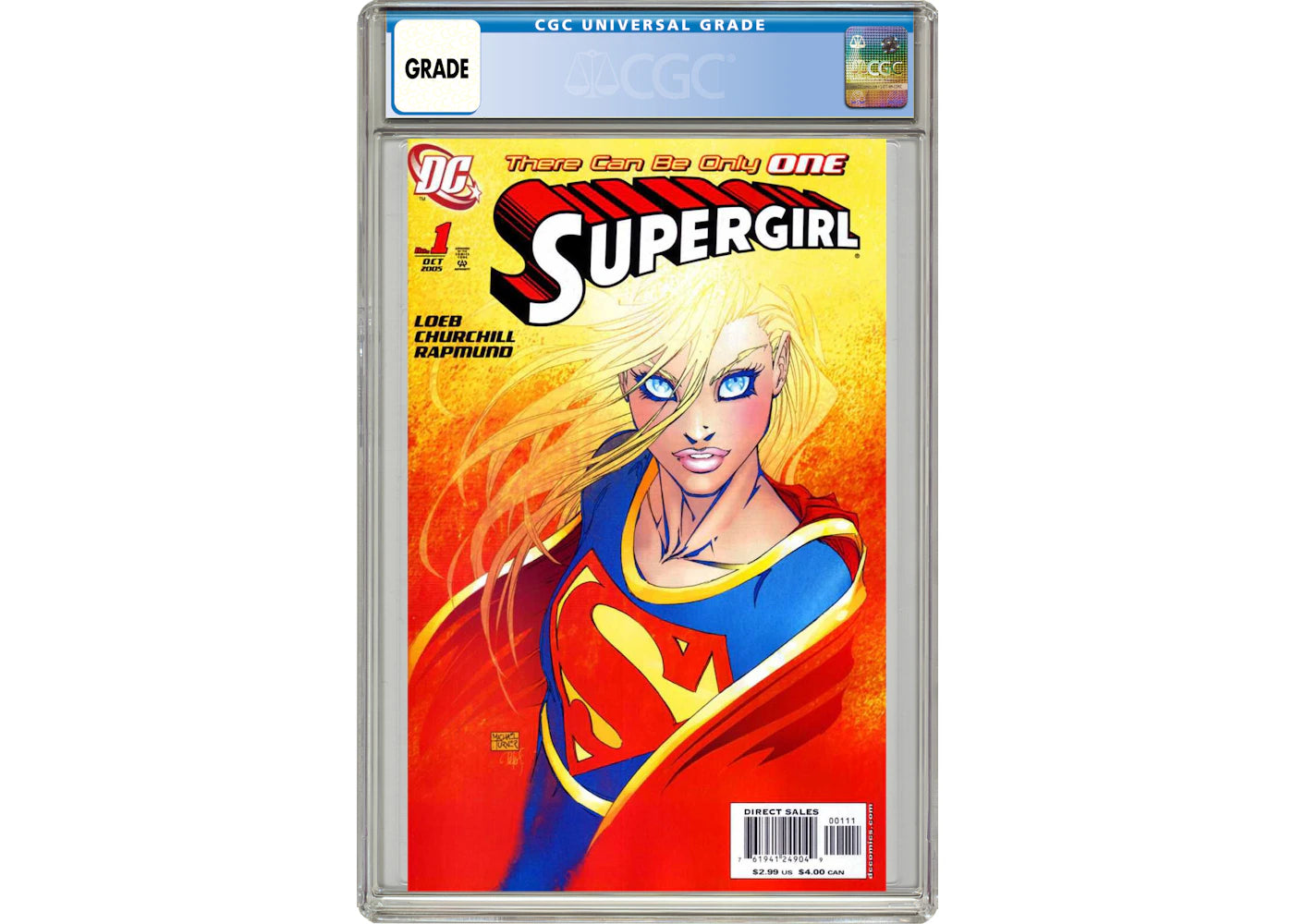 DC Supergirl #1 Turner Varaint Comic Book CGC Graded