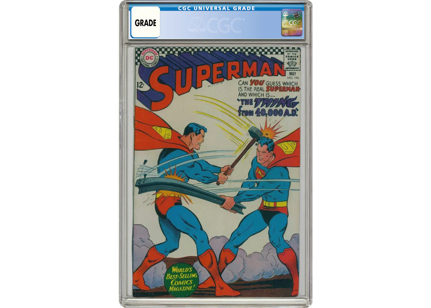 DC Superman #196 Comic Book CGC Graded