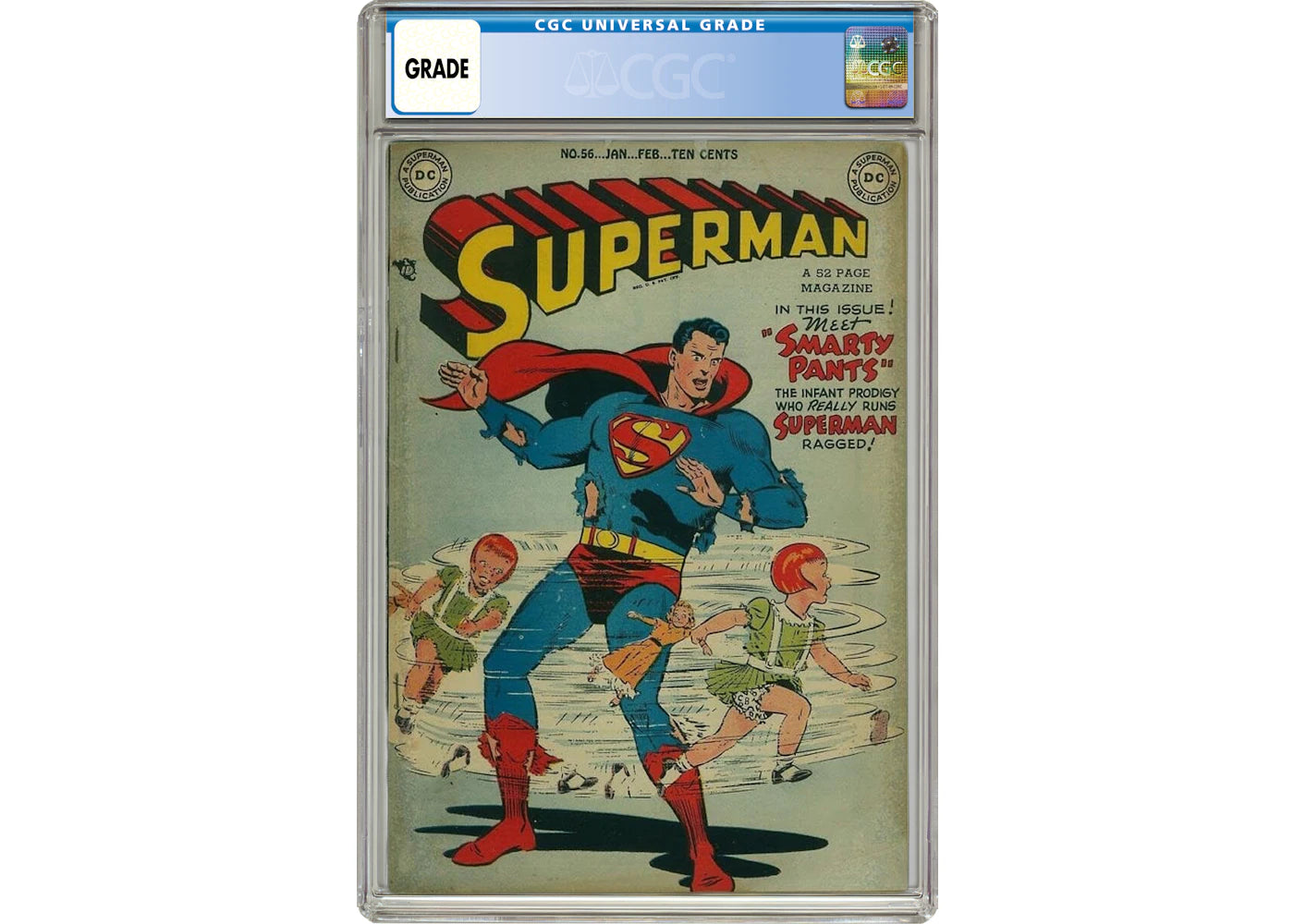 DC Superman #56 Comic Book CGC Graded