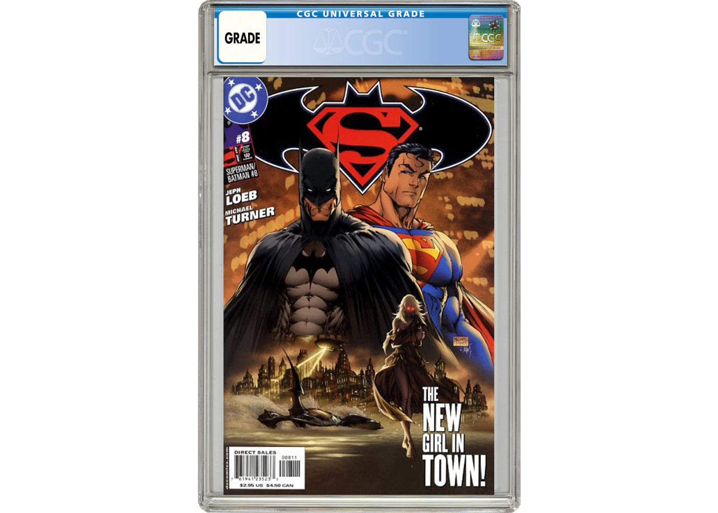 DC Superman Batman #8 Comic Book CGC Graded