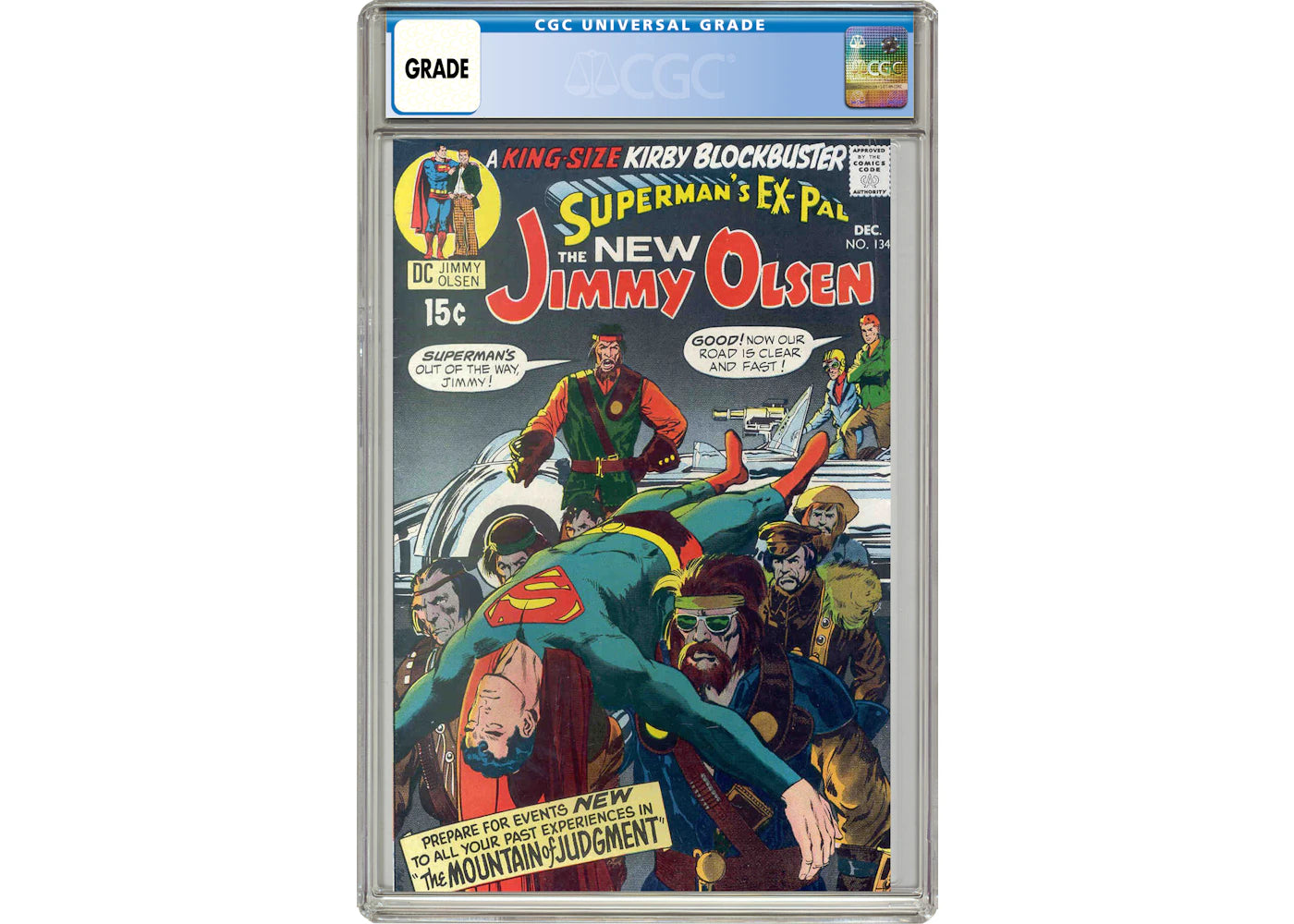 DC Superman's Pal Jimmy Olsen #134 (1st App. of Darkseid) Comic Book CGC Graded