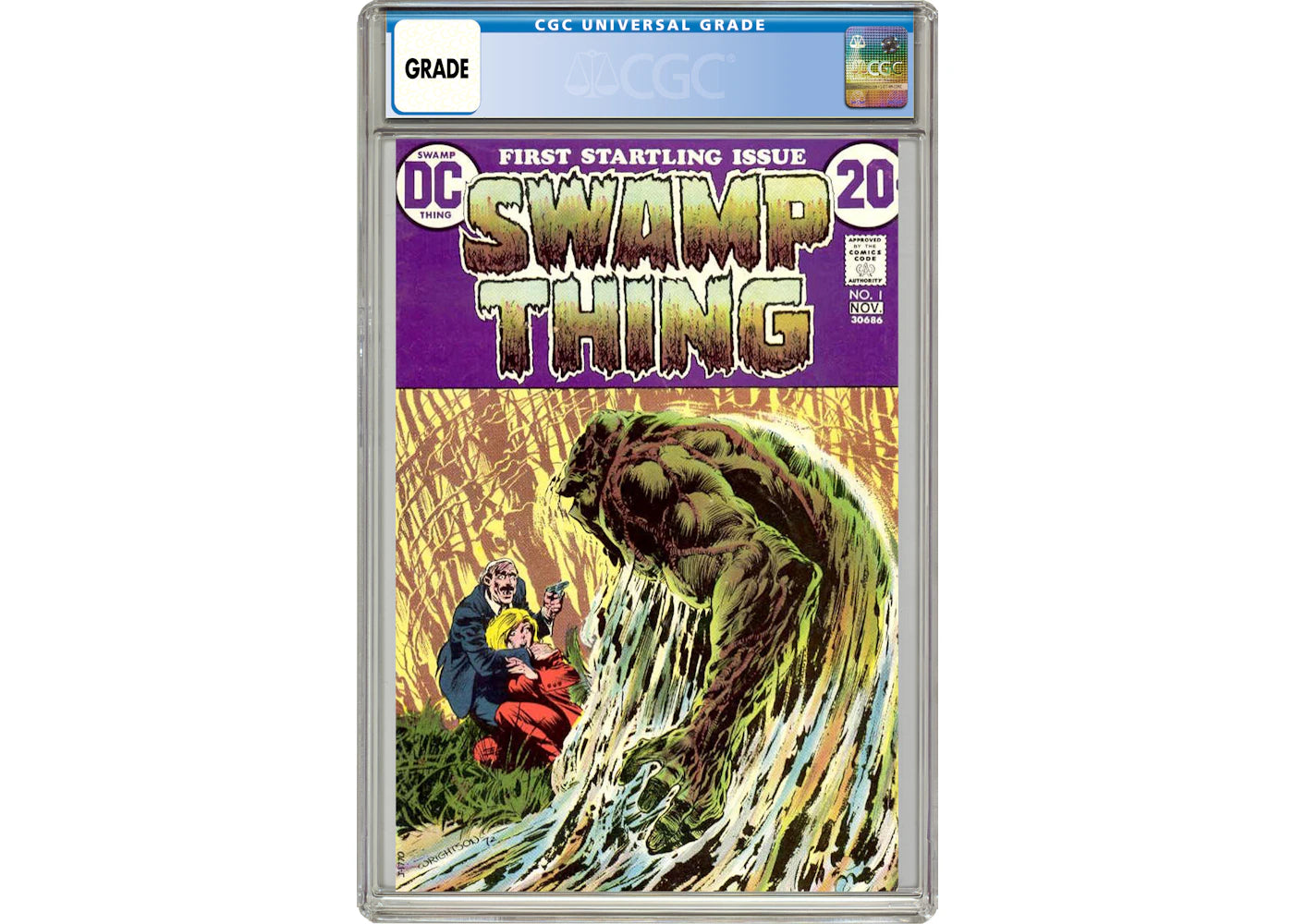 DC Swamp Thing #1 Comic Book CGC Graded