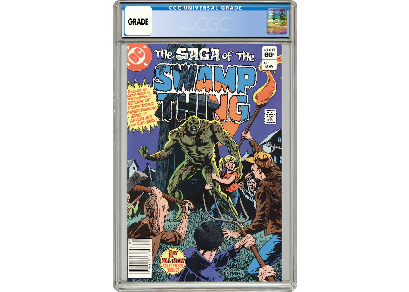 DC Swamp Thing (1982 2nd Series) #1 Comic Book CGC Graded