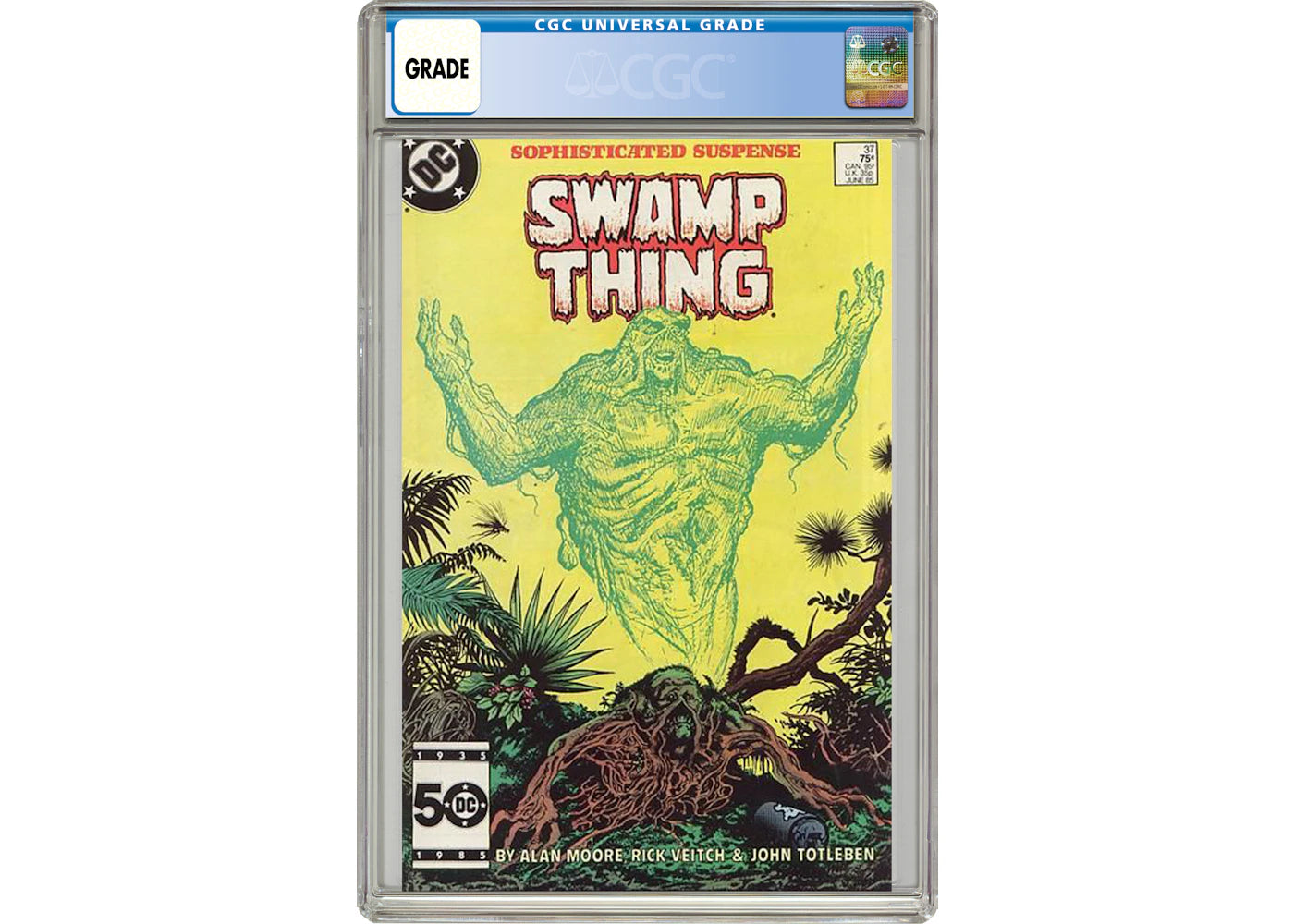 DC Swamp Thing #37 Comic Book CGC Graded