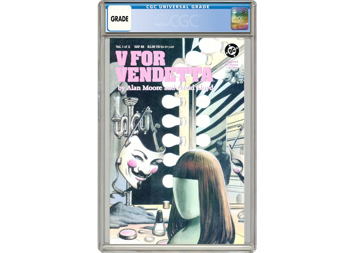 DC V for Vendetta (1988) #1 Comic Book CGC Graded