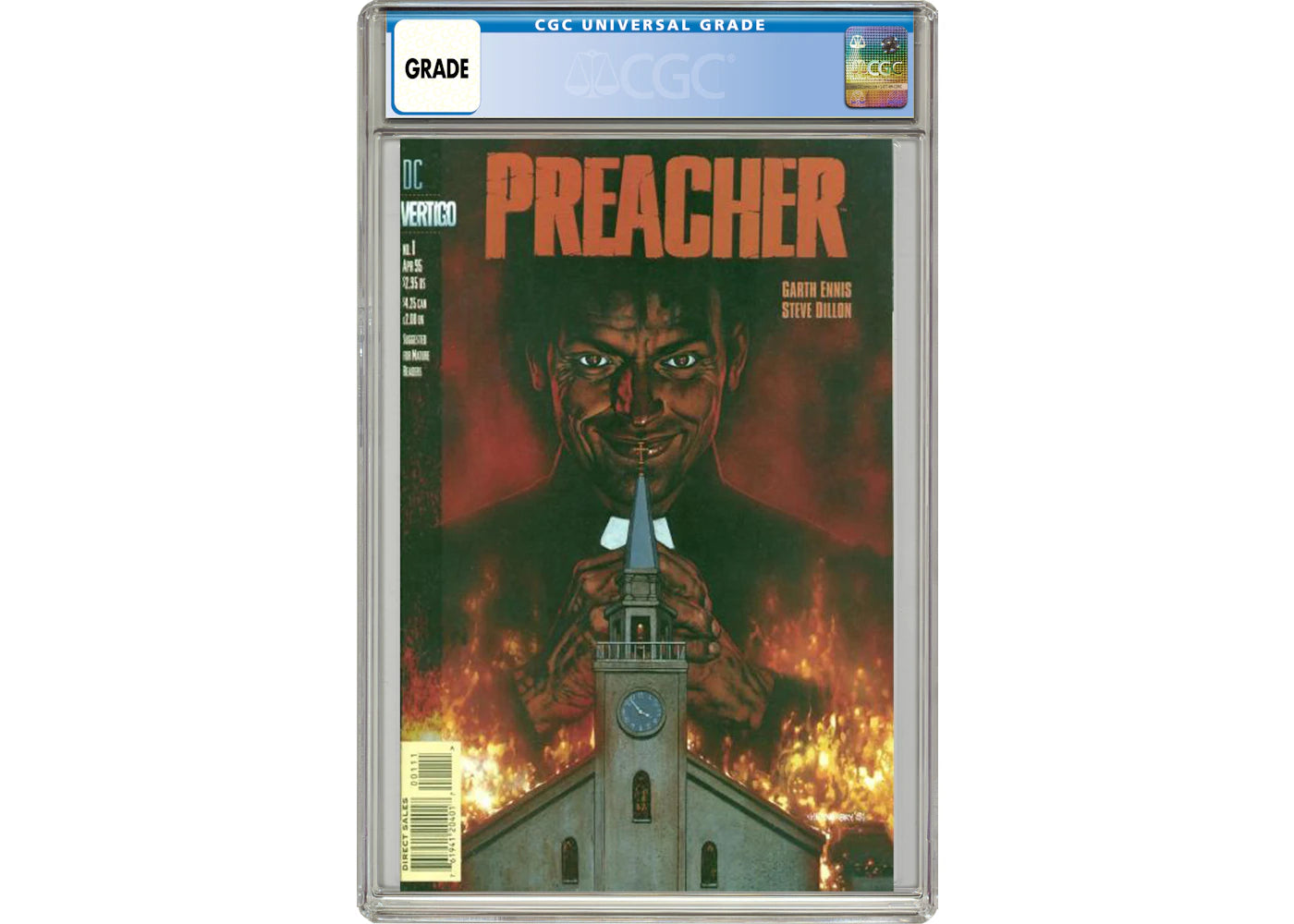 DC Vertigo Preacher #1 Comic Book CGC Graded