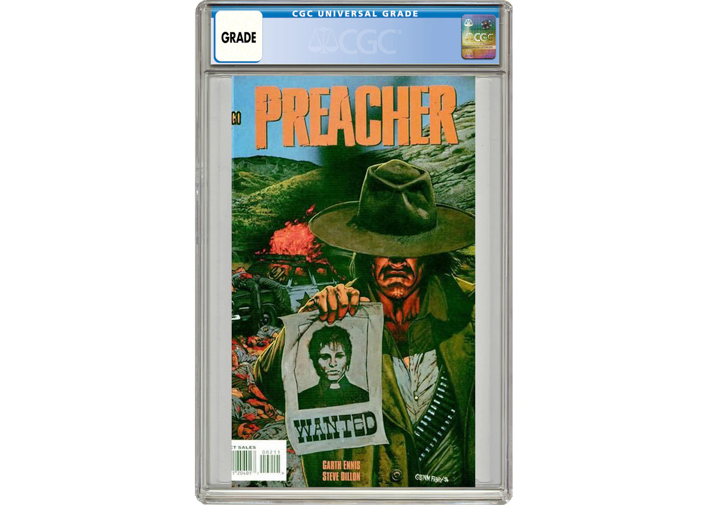 DC Vertigo Preacher (1995) #2 Comic Book CGC Graded