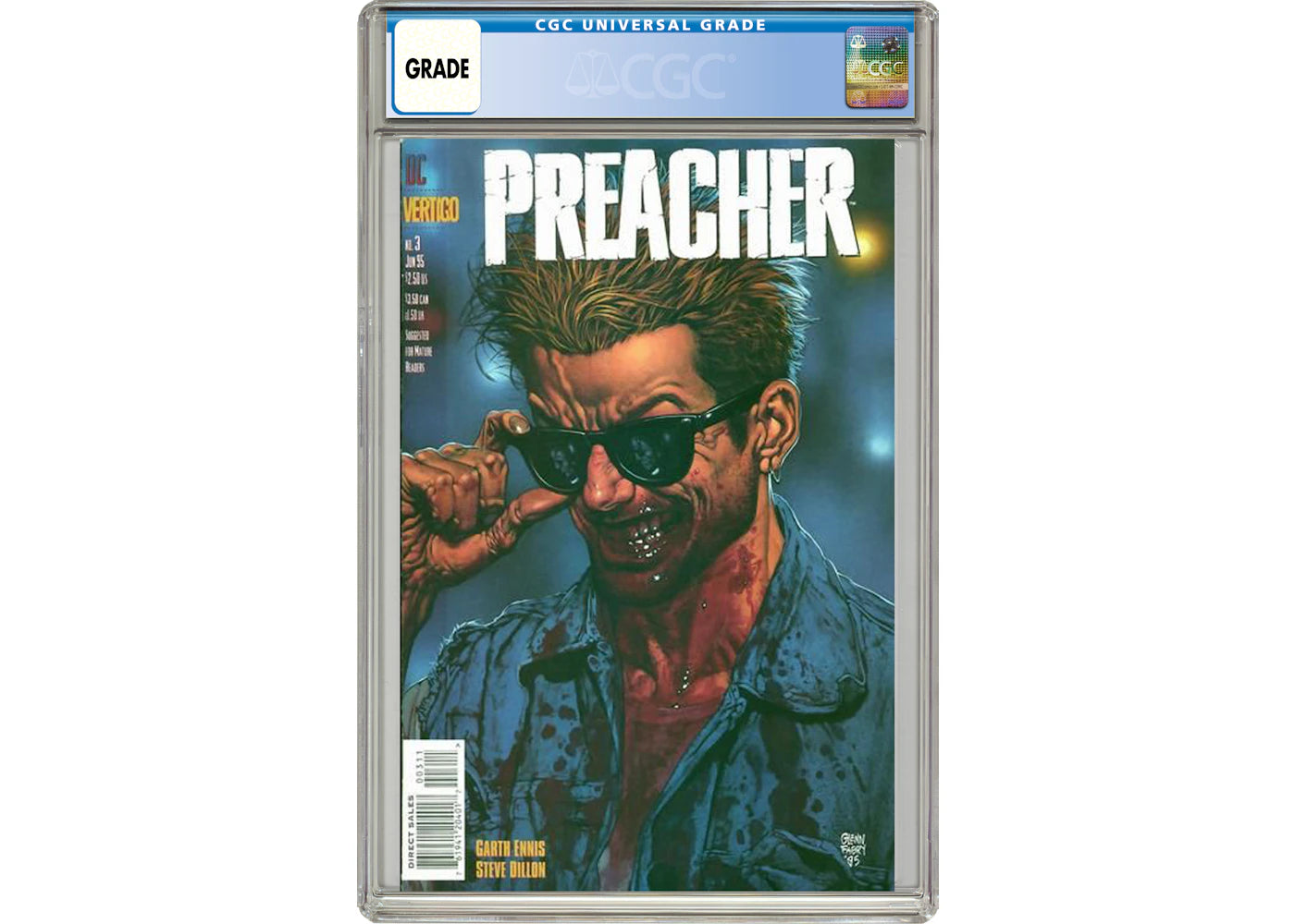 DC Vertigo Preacher (1995) #3 Comic Book CGC Graded