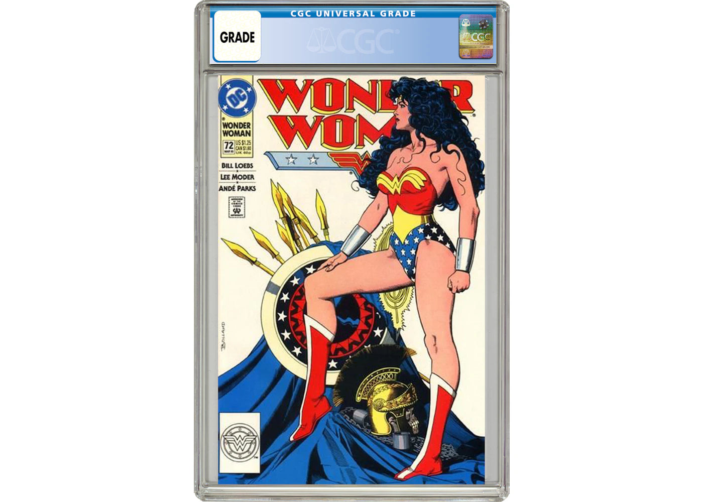 DC Wonder Woman (1987 2nd Series) #72 Comic Book CGC Graded