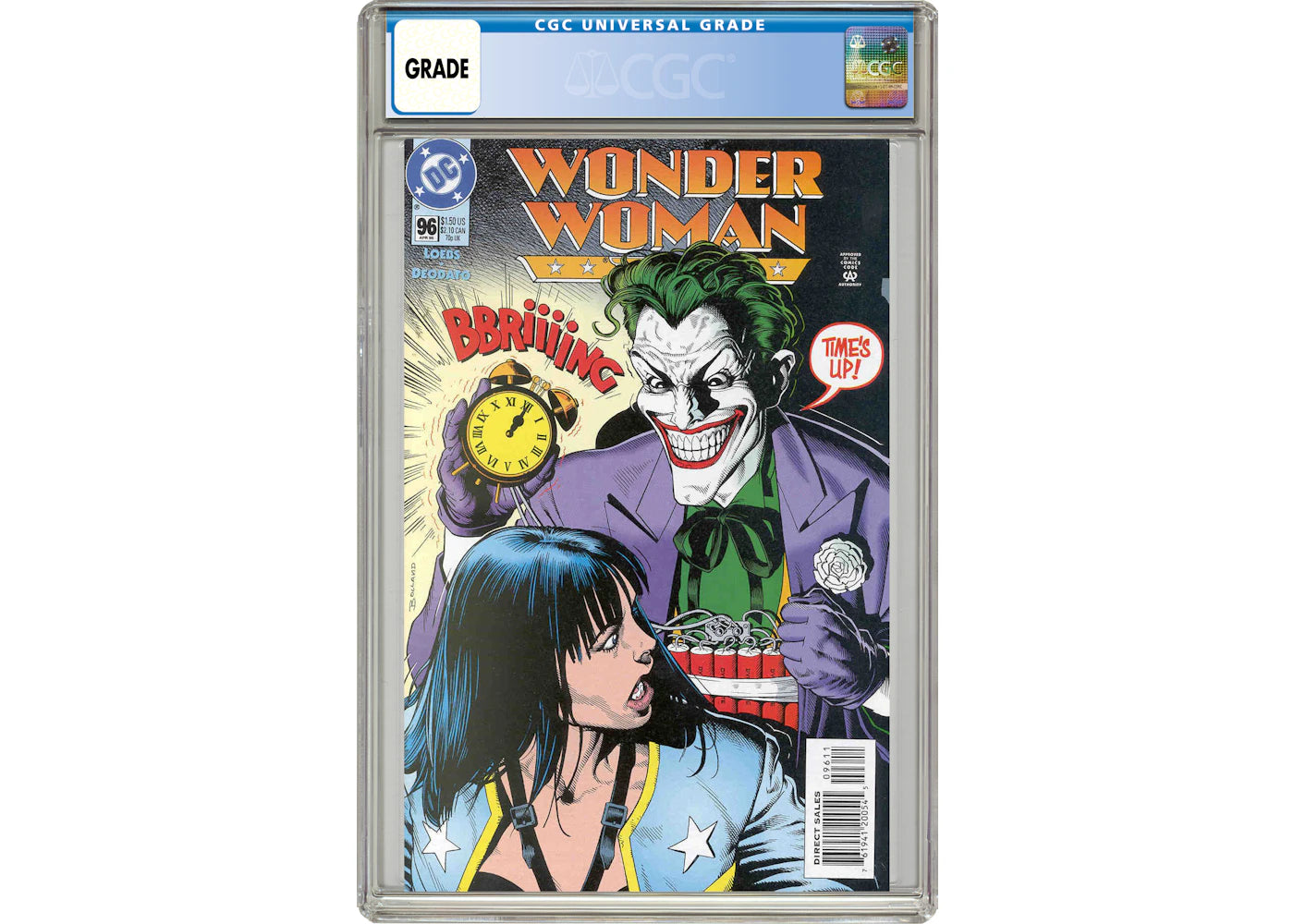 DC Wonder Woman (1987 2nd Series) #96 Comic Book CGC Graded