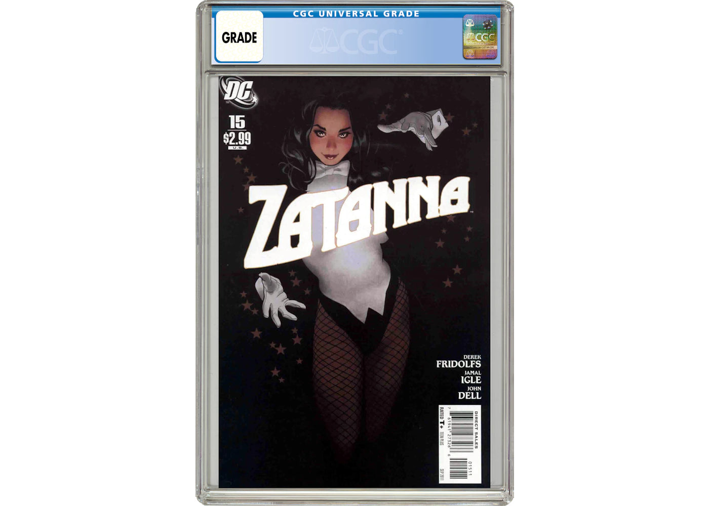 DC Zatanna (2010 2nd Series DC) #15 Comic Book CGC Graded