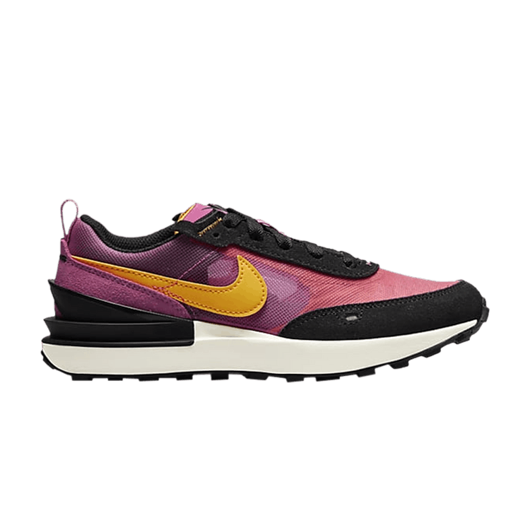 Nike Waffle One Active Fuchsia Black Coconut Milk University Gold (PS)