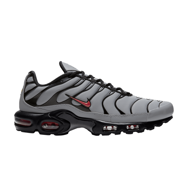 Nike Air Max Plus Wolf Grey Black Crimson