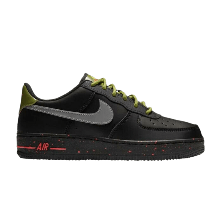 Nike Air Force 1 Low Black Asparagus (GS)