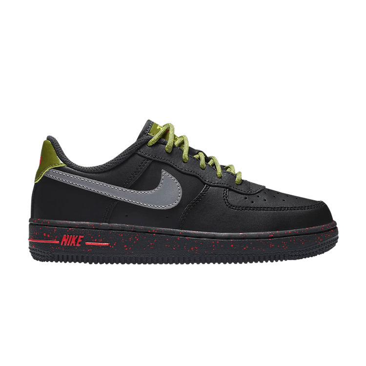 Nike Air Force 1 Low Black Asparagus (PS)