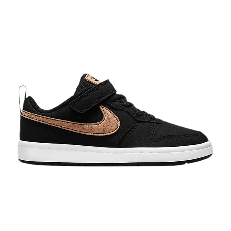 Nike Court Borough Low 2 Canvas Black Praline (PS)