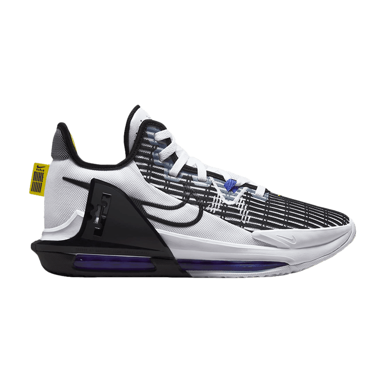 Nike LeBron Witness 6 White Persian Purple Shock Yellow