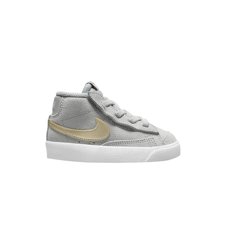 Nike Blazer Mid 77 Grey Metallic Gold Star (TD)
