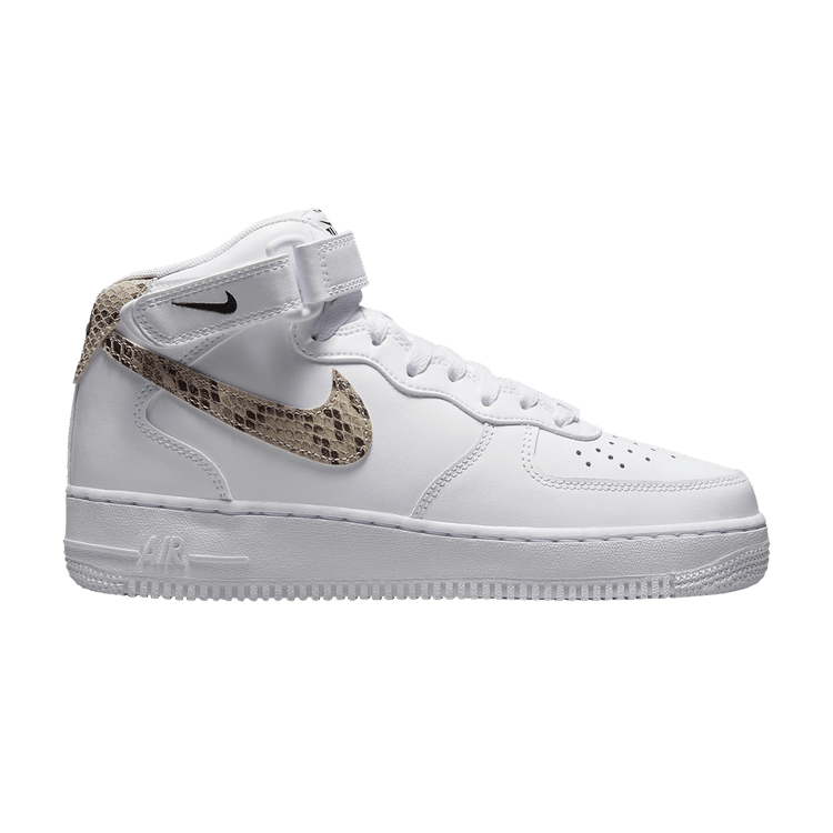 Nike Air Force 1 '07 Mid White Snake Swoosh (Women's)