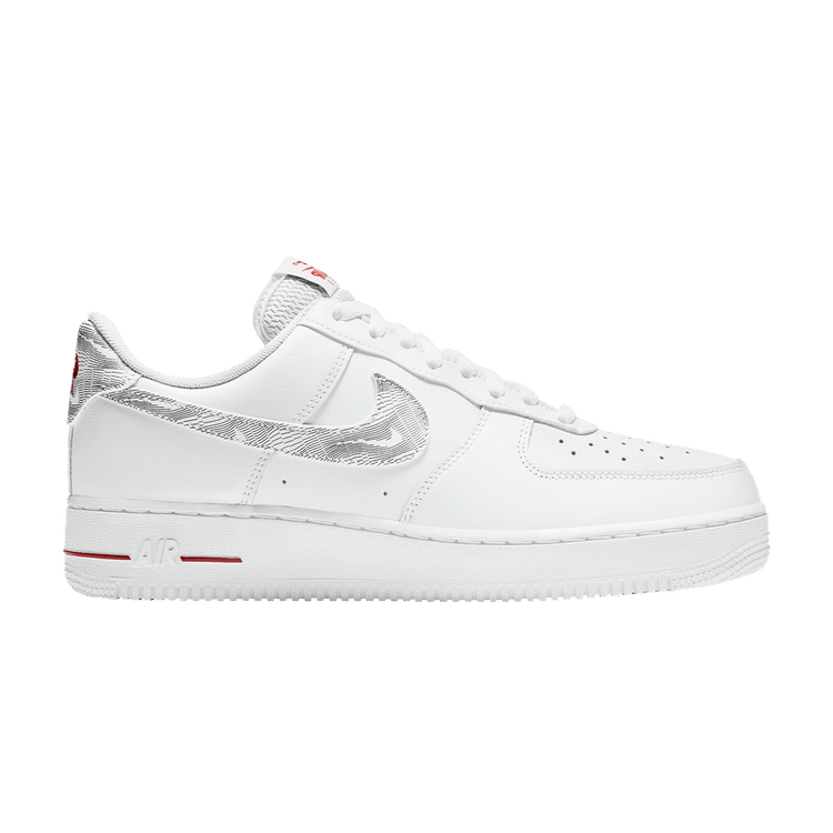 Nike Air Force 1 Low Topography Pack White University Red