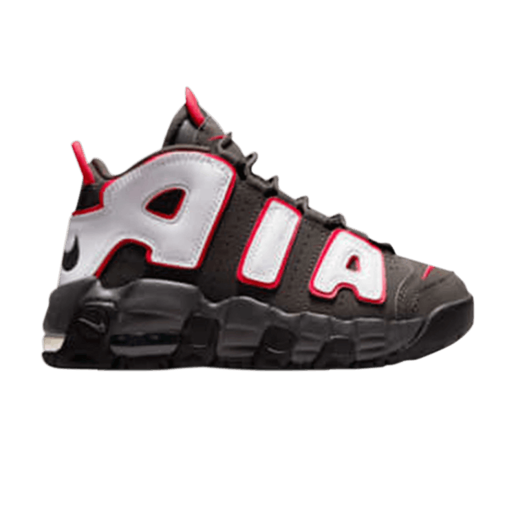 Nike Air More Uptempo Medium Ash Siren Red White (PS)