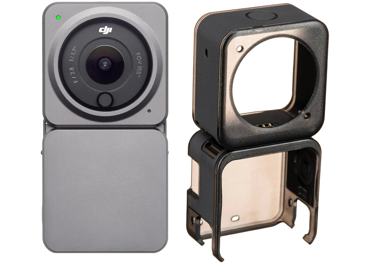 DJI Action 2 Power Screen Camera with Protective Case Bundle CP.OS.00000197.01/CP.OS.00000210.01