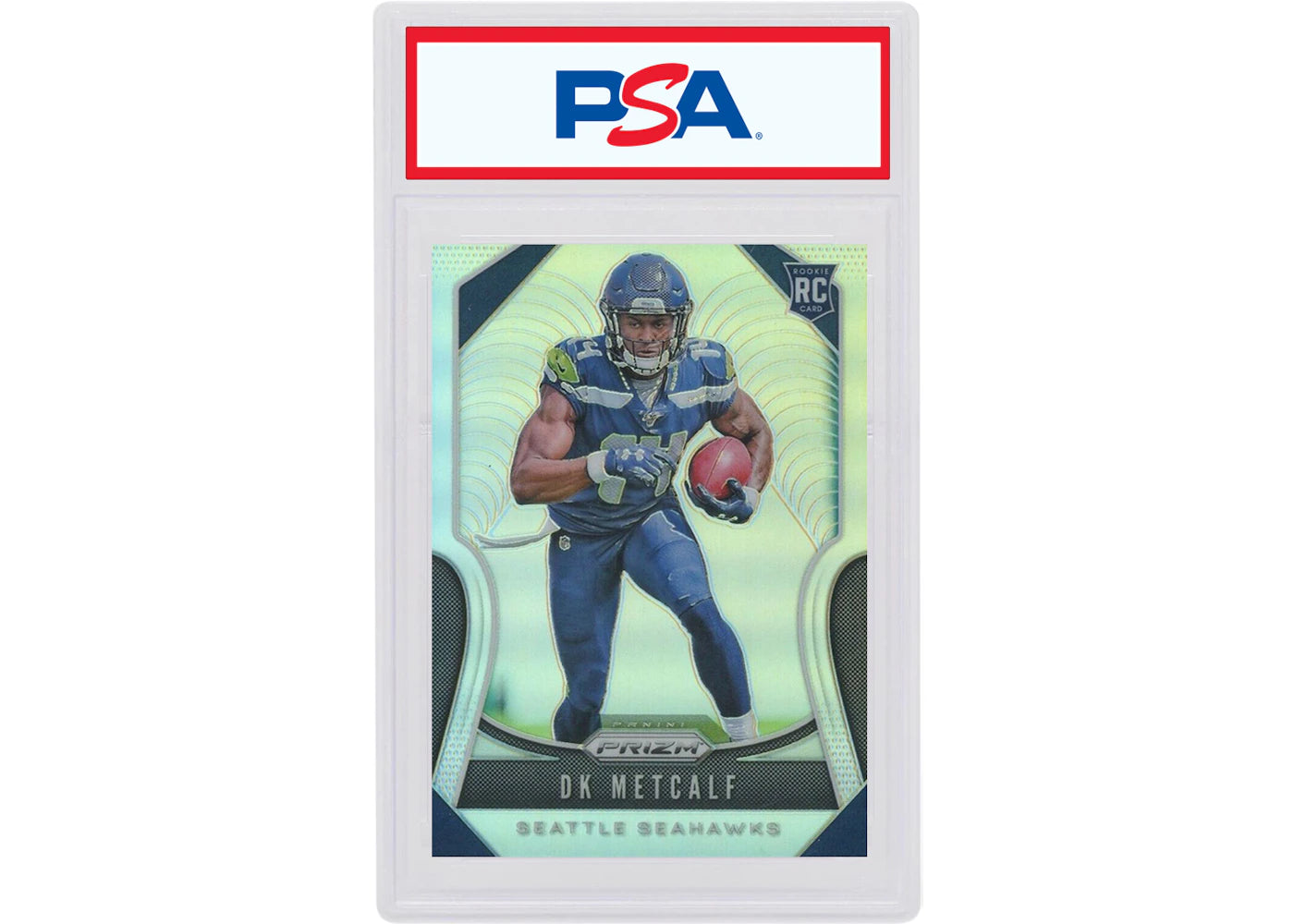 DK Metcalf 2019 Panini Prizm Rookie Silver #343 (PSA or BGS Graded)