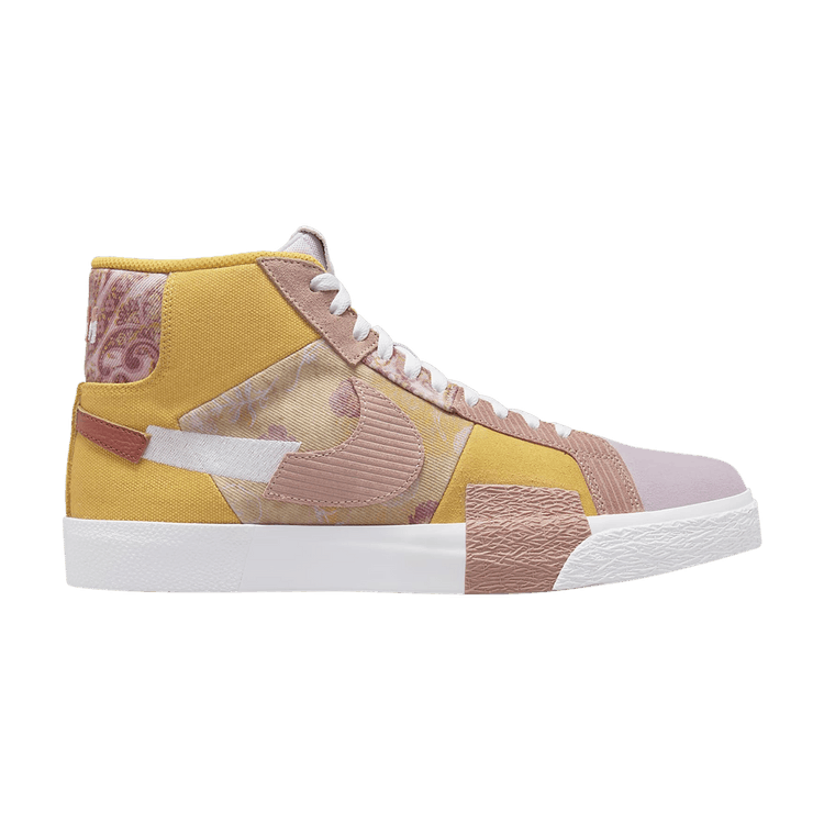 Nike SB Zoom Blazer Mid Premium Floral Paisley Sanded Gold