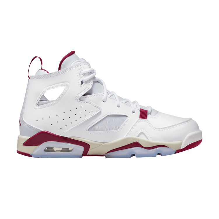 Jordan Flight Club 91 White Pure Platinum Sail Mystic Hibiscus (GS)
