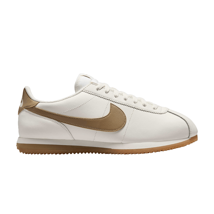 Nike Cortez Leather Sail Gum Yellow Parachute Beige