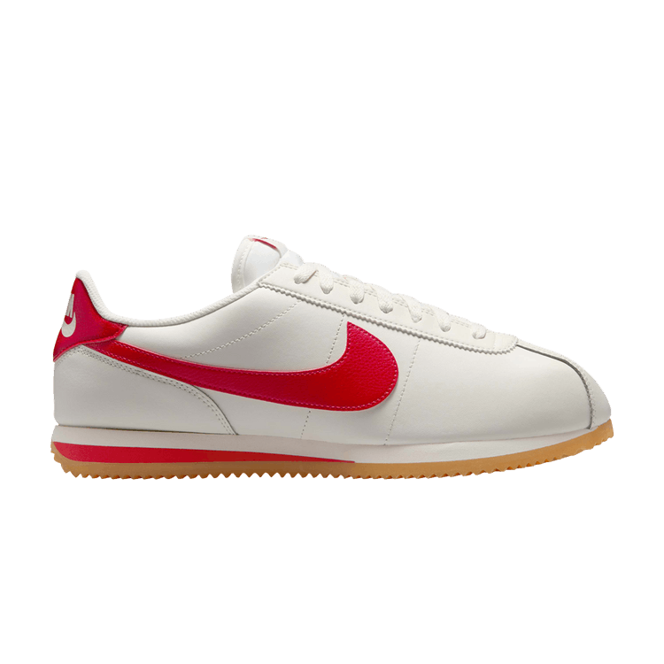 Nike Cortez Leather Sail Gum Yellow University Red