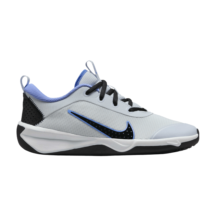 Nike Omni Multi-Court Football Grey Black Astronomy Blue Royal Pulse (GS)