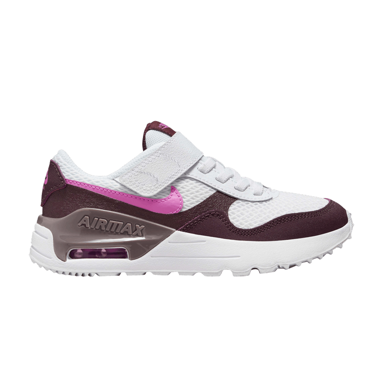 Nike Air Max SYSTM White Burgundy Crush Violet Ore Playful Pink (PS)