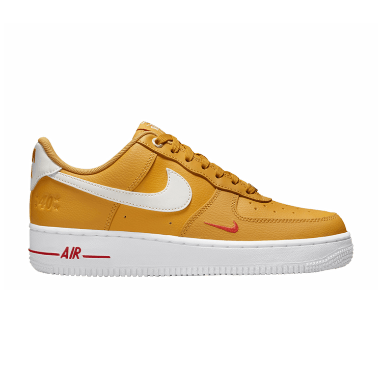 Nike Air Force 1 Low '07 SE 40th Anniversary Yellow Ochre Mini Swoosh (Women's)