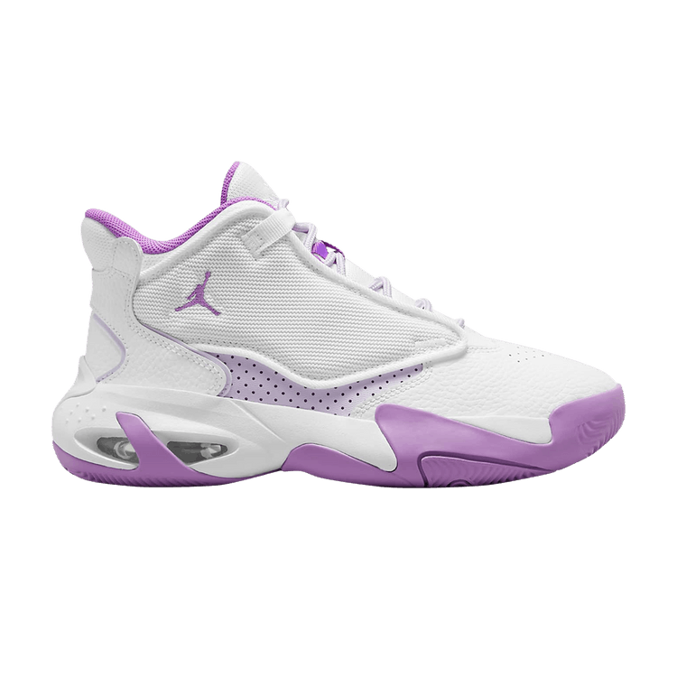 Jordan Max Aura 4 White Barely Grape Rush Fuchsia (GS)