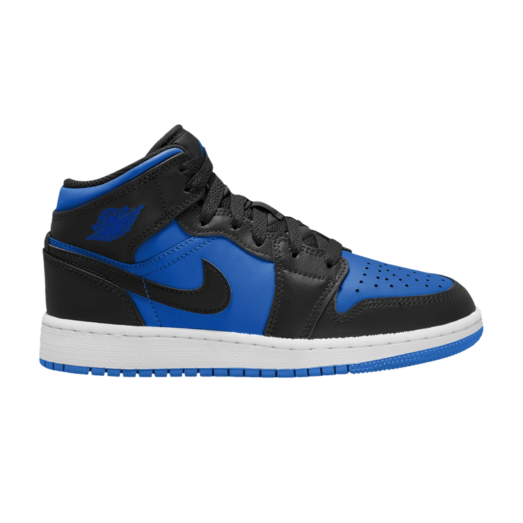 Jordan 1 Mid Black Royal Blue (GS)