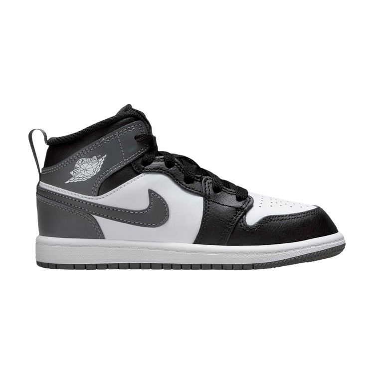 Jordan 1 Mid Black White Iron Grey (PS)