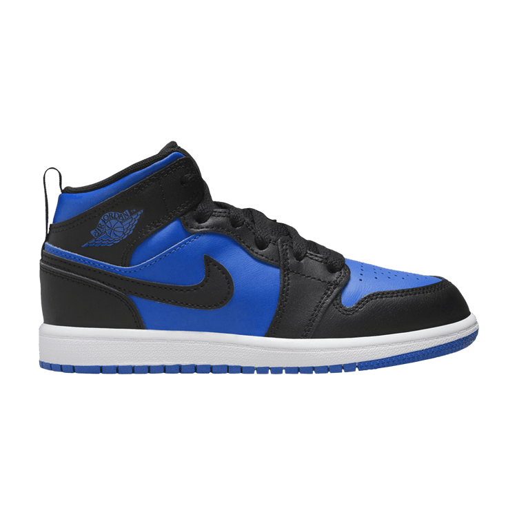 Jordan 1 Mid Black Royal Blue (PS)