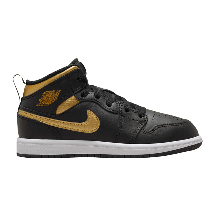 Jordan 1 Mid Metallic Gold Black (PS)