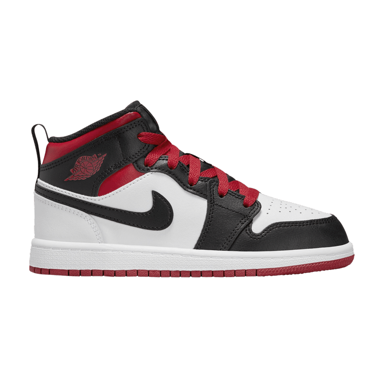 Jordan 1 Mid Gym Red Black Toe (PS)