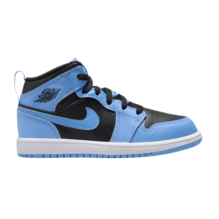 Jordan 1 Mid University Blue Black (PS)