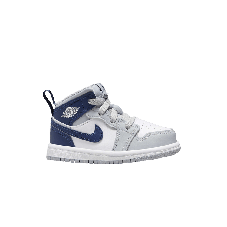 Jordan 1 Mid Wolf Grey Midnight Navy (TD)