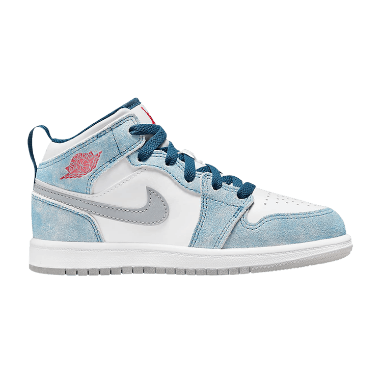 Jordan 1 Mid SE French Blue Light Steel (PS) - Side Kicks