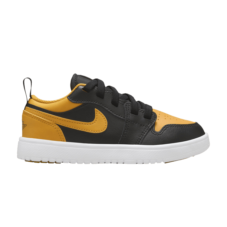 Jordan 1 Low ALT Black White Yellow Ochre (PS)