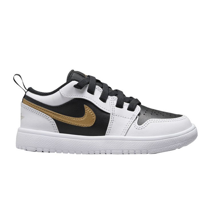 Jordan 1 Low ALT White Black Metallic Gold (PS)